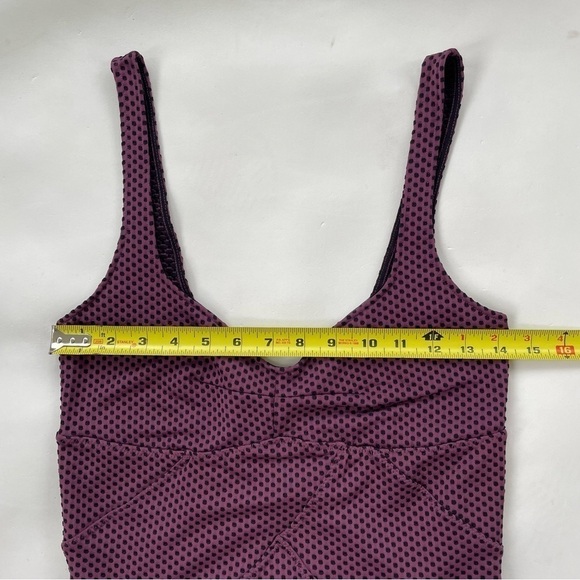 Intimately Free People Purple Black Microdot Bodycon Dress Size Medium - Picture 9 of 10